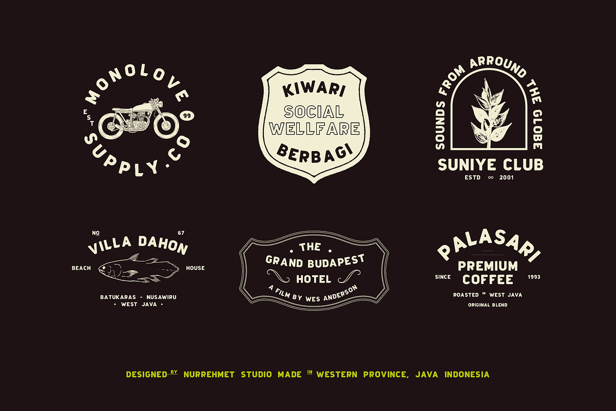 Clovedoper Family - Modern Vintage, a Font by Nurrehmet Studio (Photo 5 of 10)