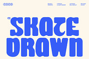 CS Skate Drawn, a Sans Serif Font by Craft Supply Co. (Thumbnail 1 of 8)