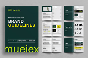 Brand Guideline Template, a Stationery Template by ContestDesign