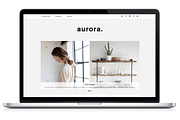 Responsive WP Theme - Aurora, a WordPress Template by Light Morango (Thumbnail 1 of 4)