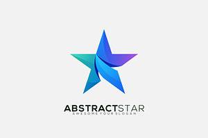 Star Design Gradient Color Elegant