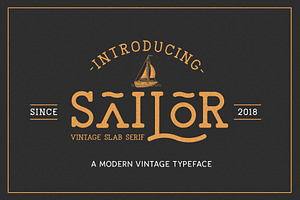 The Sailor Typeface