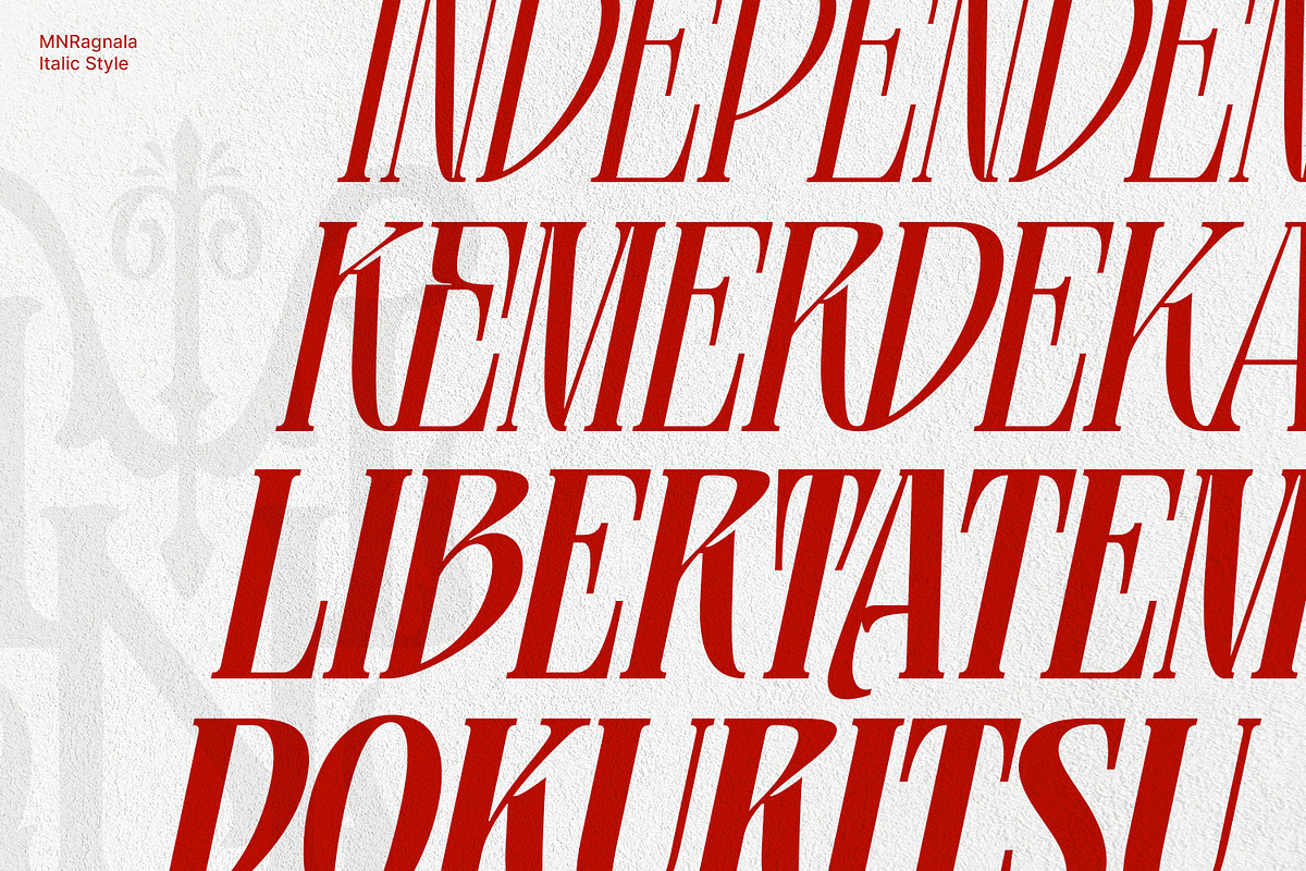 MNRagnala, a Serif Font by Mantra Naga (Photo 8 of 16)