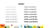 Milk and Balls, a Serif Font by alit design (Thumbnail 14 of 22)