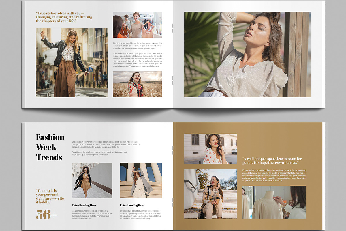 Modern Fashion Magazine Template, a Magazine Template by MightyDesign (Photo 5 of 8)