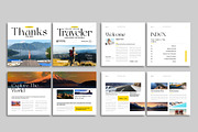 Travel Magazine Template | Square, a Magazine Template by Spark_Creative (Thumbnail 11 of 13)
