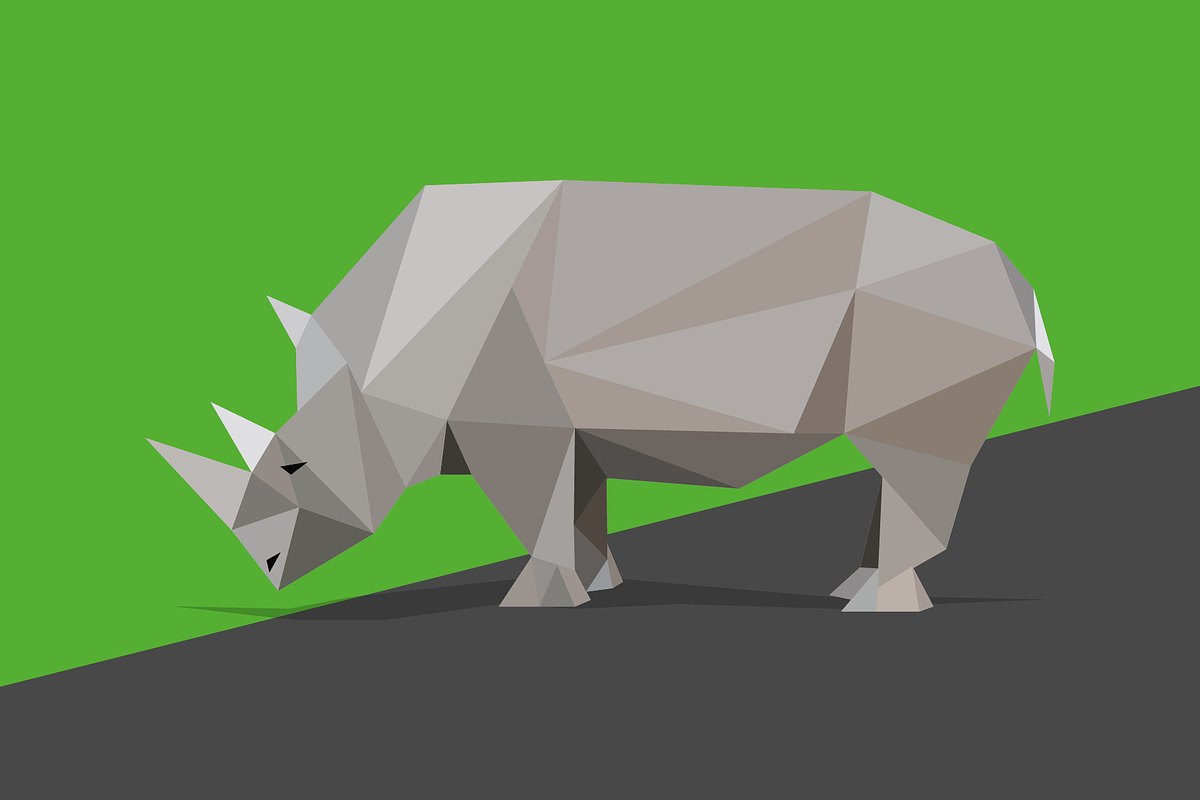 Wild animals in low poly style, an Animal Illustration by Volkan Aydemir (Photo 10 of 12)