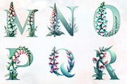 Foxglove spring Alphabet Png, an Illustration by RobertsArt (Thumbnail 2 of 7)