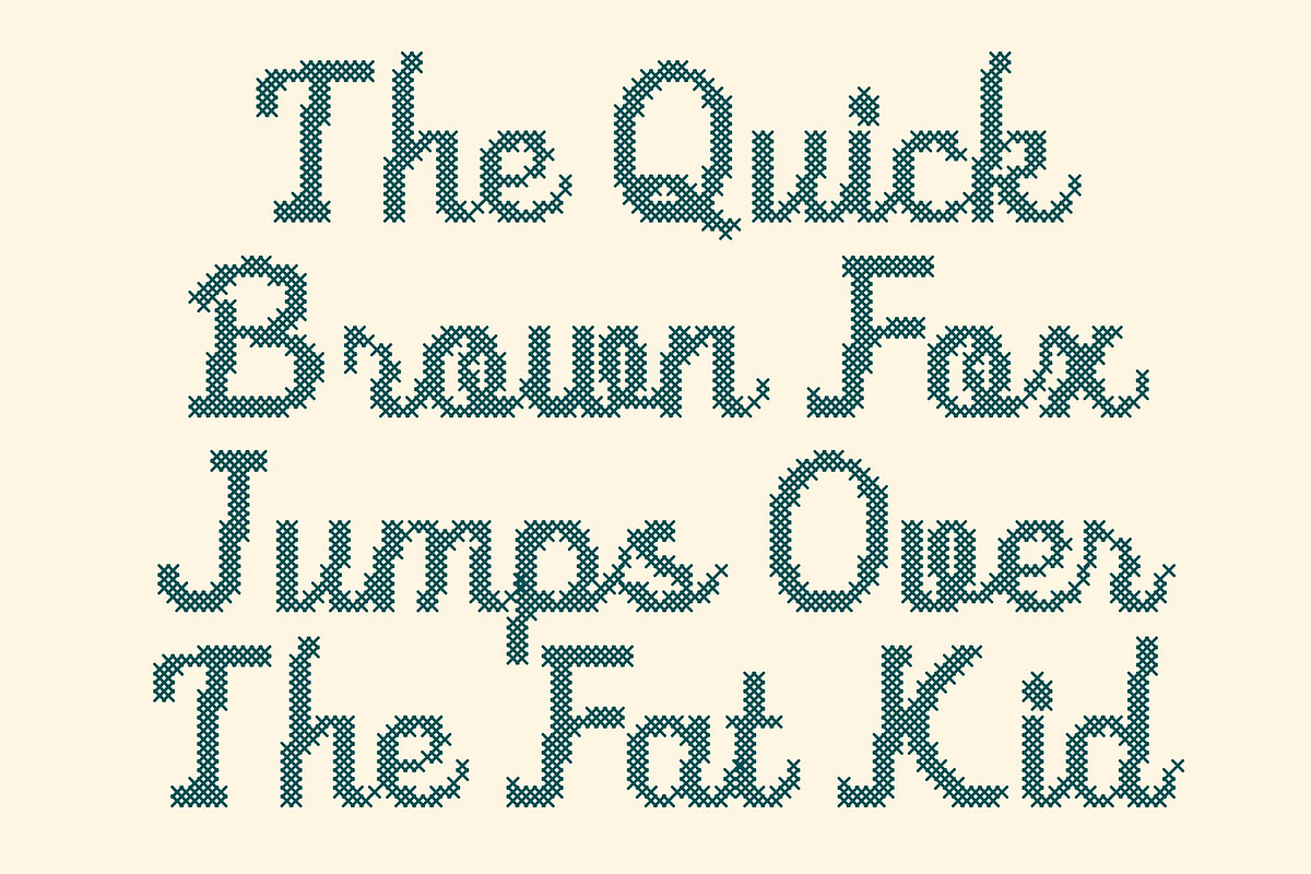 CS Rafles Stitched, a Script Font by Craft Supply Co. (Photo 4 of 8)