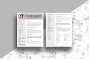 Resume/CV Template - 3 Page - Taylor, a Resume Template by Minty Fresh Graphics (Thumbnail 3 of 4)