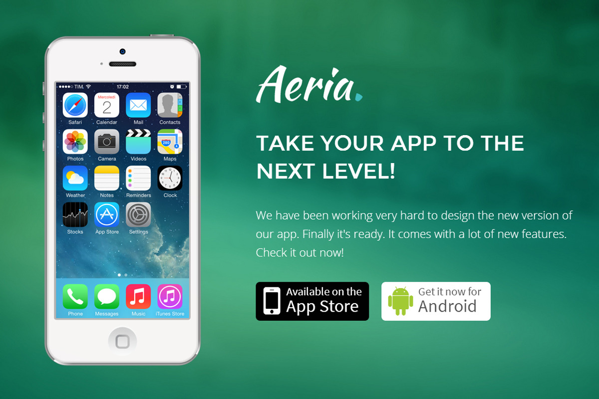 Aeria - Bootstrap App Landing Page, a Bootstrap Template by azmind