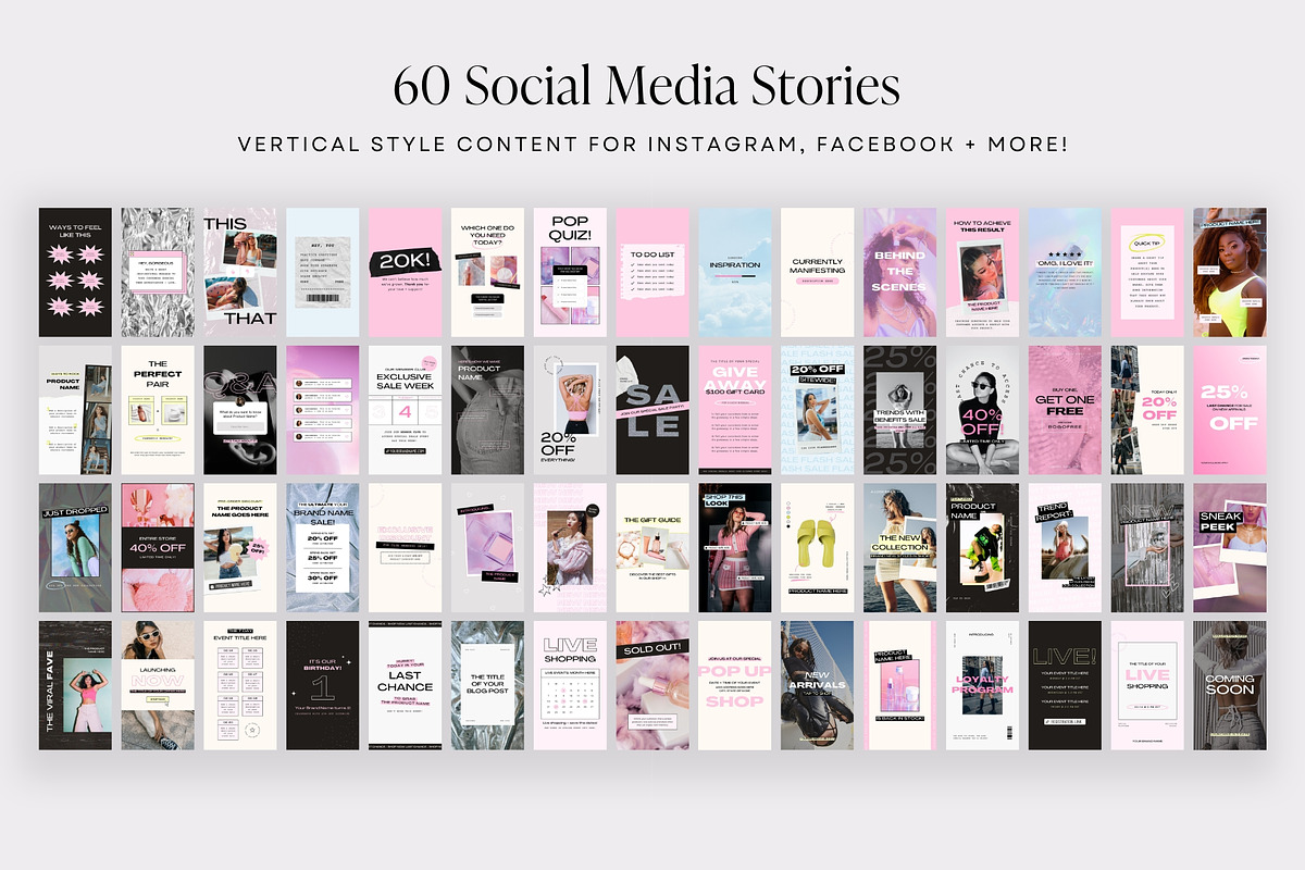 Ecommerce Shop Template Pack | Canva, a Social Media Template by Fourteen Creative Co. (Photo 8 of 13)