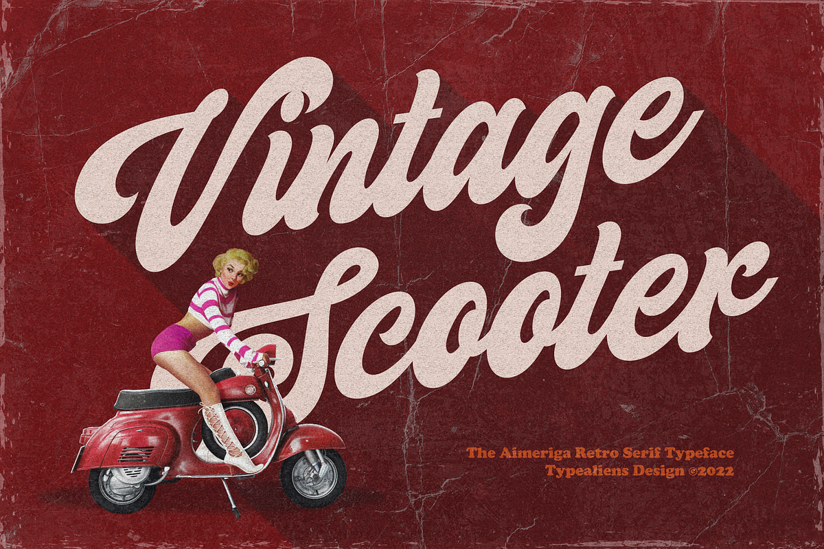 Aimeriga, a Script Font by ilhamtaro (Photo 4 of 10)