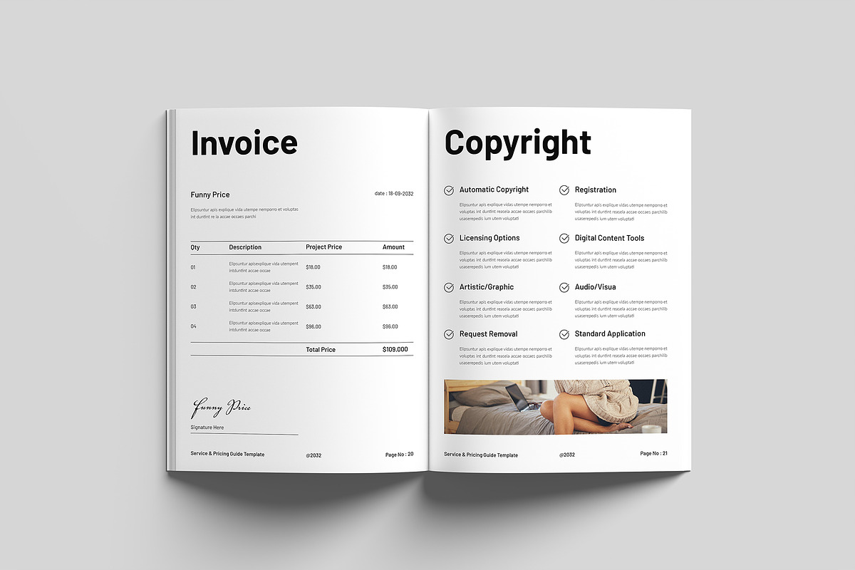 Services & Pricing Guide Template, a Magazine Template by GoldenGrid Studio (Photo 12 of 15)