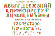Happy Pencil bitmap color font, a Font by Malena (Thumbnail 3 of 6)