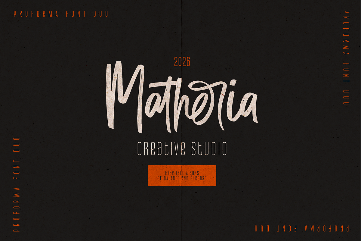 Proforma – Display & Script Font Duo, a Script Font by VP Fonts (Photo 13 of 21)