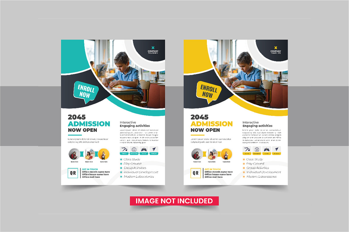Education flyer or school flyer set, a Flyer Template by Pavel_design (Photo 2 of 11)