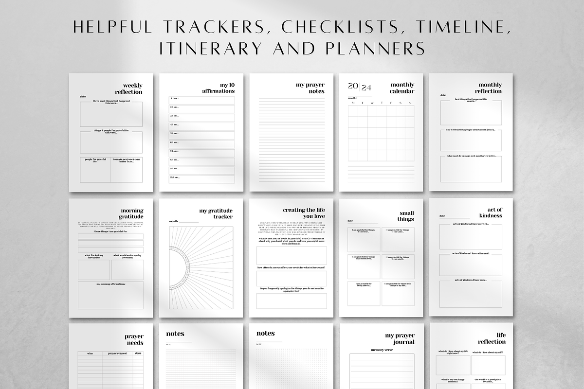 Prayer Planner Printable, a Stationery Template by BRANDcontent (Photo 2 of 6)