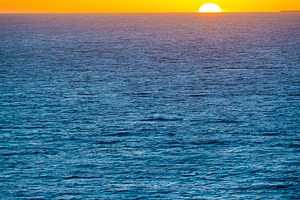 Sunset At Sea, a Nature Photo by THP Creative