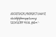 Normal A, a Script Font by TKDoodle (Thumbnail 5 of 6)