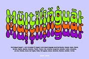 BrownyGroove - a retro psychedelic, a Sans Serif Font by Brainware Graphic (Thumbnail 2 of 10)