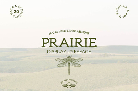 Prairie Font, a Handwritten Font by AlmaWorks
