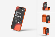 High Quality iPhone 17 Pro Mockup, an iPhone Mockup by AndikaGraphic (Thumbnail 1 of 5)
