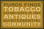 Cigarro - Display Typeface, a Serif Font by G.A.R.M. Company (Thumbnail 3 of 4)