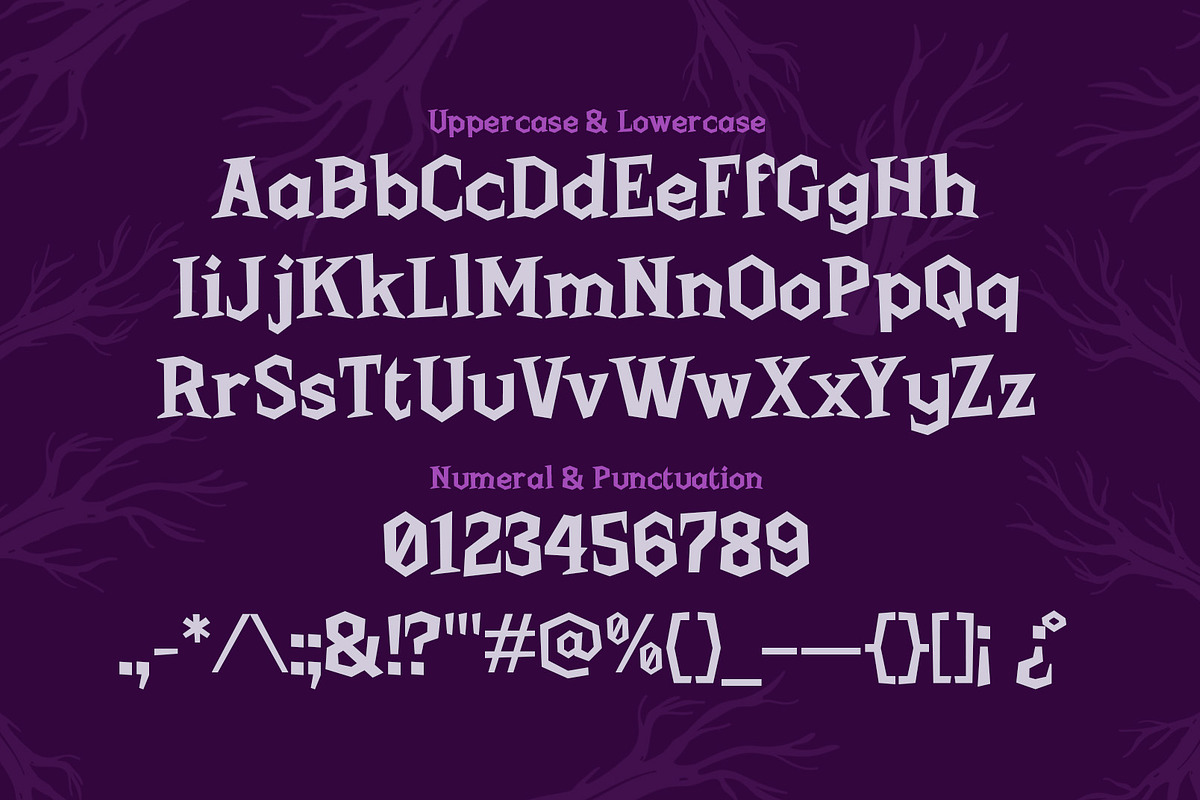 Sporken - Halloween Gothic Font, a Serif Font by Drizy (Photo 8 of 10)