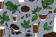 Coffee Illustration Pack, a Food Illustration by Eldorado Design Co. (Thumbnail 5 of 9)