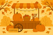 Autumn set, a Seasonal Illustration by ananastya (Thumbnail 2 of 10)