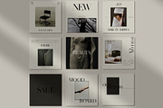 LOUISE Instagram Templates CANVA/PS, a Social Media Template by Studio Suvelle (Thumbnail 2 of 6)