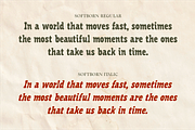 Softborn - Round Slab Serif, a Slab Serif Font by Indotype Foundry (Thumbnail 3 of 10)