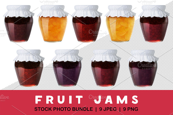 Fruit Jams In Closed Jars