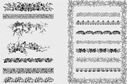 Procreate Vintage Nature Borders, a Brush Add-On by AW Studios (Thumbnail 7 of 9)