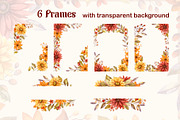 Fall Flowers: Autumn Watercolor Set, a Seasonal Illustration by Nadya Saen Art (Thumbnail 12 of 16)