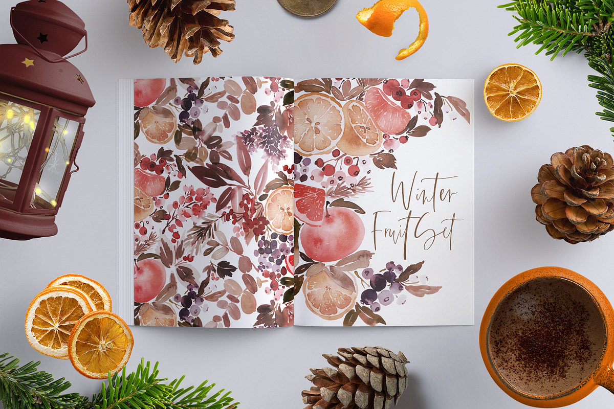 Winter Fruit Christmas Set