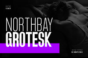 NorthBay Grotesk, a Sans Serif Font by Foxtype (Thumbnail 1 of 7)