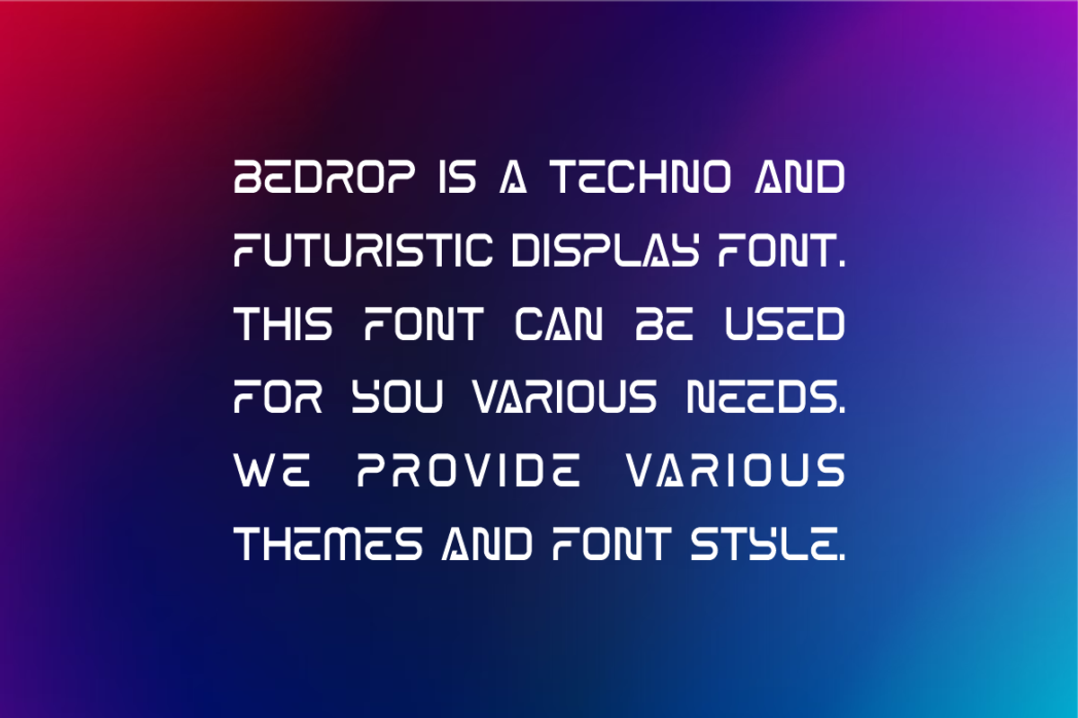 Sporfez - Futuristic Techno Font, a Sans Serif Font by Iqsiart Studio (Photo 3 of 7)