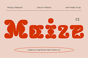 CS Maize – Bold Font, a Sans Serif Font by Craft Supply Co. (Thumbnail 1 of 8)