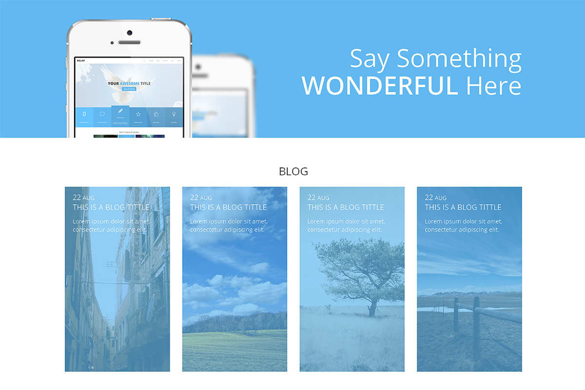Belief Bootstrap Responsive Theme, a Bootstrap Template by IceTemplates (Photo 4 of 4)