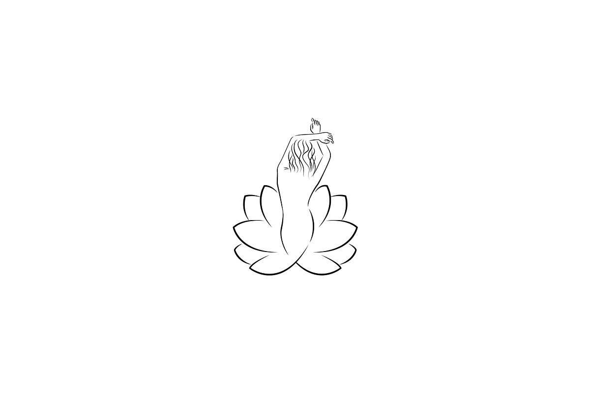 Minimalist Lotus with Woman Body, a Branding & Logo Template by Luxury Logos (Photo 3 of 4)