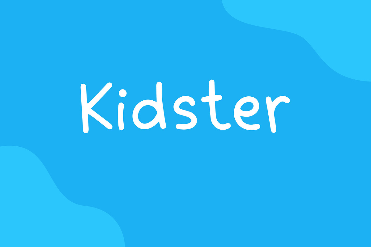Kidster - Playful Comic font, a Sans Serif Font by Mightyfire (Photo 1 of 3)