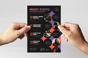 Event Schedule Flyer Template