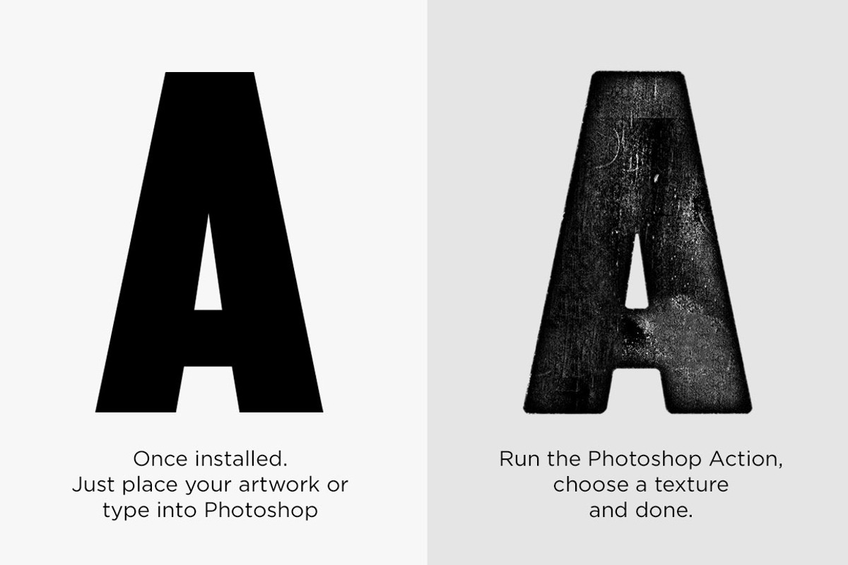 Ink Press Type Action preview 2
