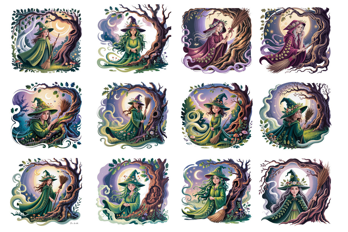 MEGA Halloween Bundle 558 items, a Seasonal Illustration by TatianaCociorva (Photo 8 of 12)