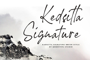 Kedsita Signature Font