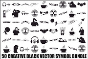 50 Creative Black Vector Symbol Bund, an Illustration by Artivon (Thumbnail 1 of 51)