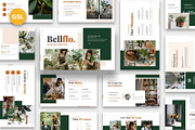 Bellflo - Botanical Google Slides, a Presentation Template by Fit-tee (Thumbnail 1 of 6)