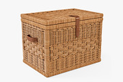 Wicker Storage Trunk 05 Toasted Oat, an Object 3D Model by Markelos (Thumbnail 1 of 10)